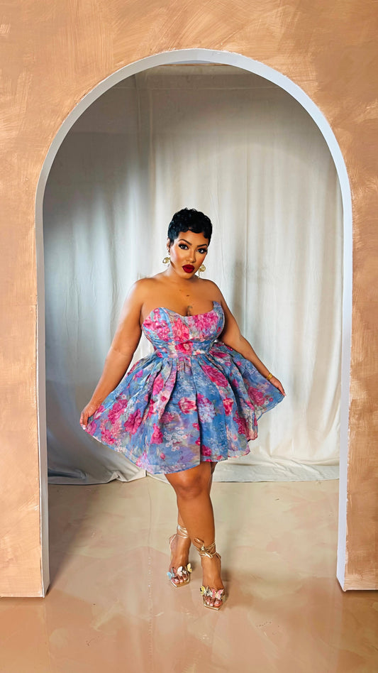 Le’ Flora Babydoll Dress