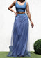 Denim Tulle Skirt Set