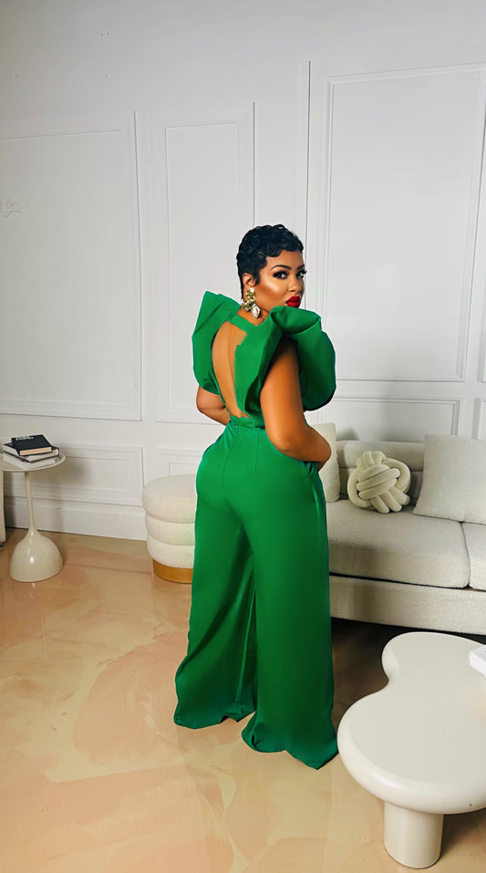 Forever Green Jumpsuit